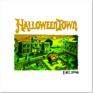 halloweentown 1998 disney halloween 2023 halloween party halloween town Posters and Art